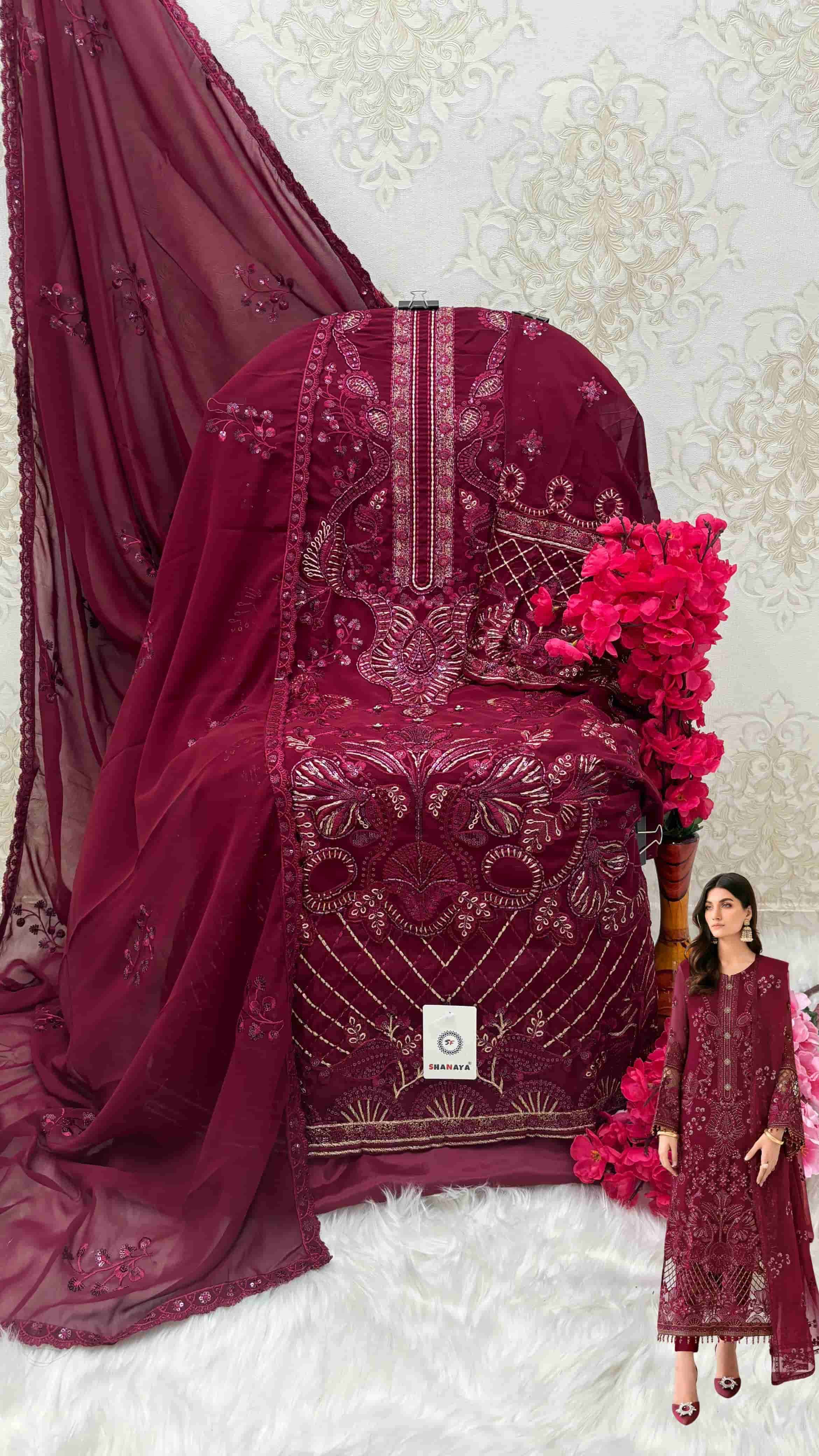Shanaya S 170 colors pakistani suit