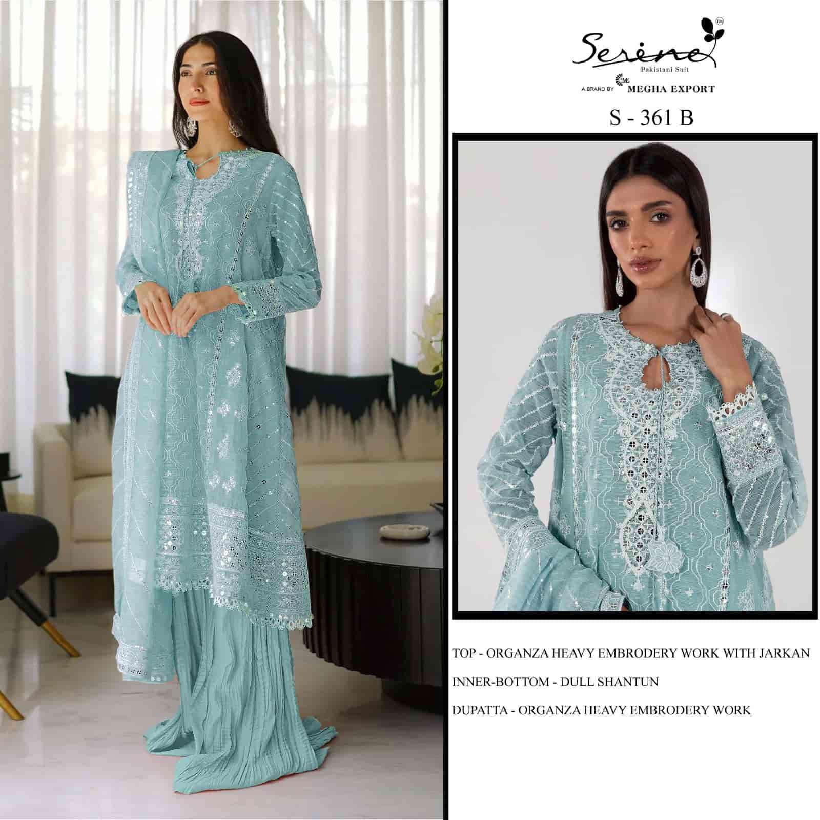 Serine S 361 B Exclusive Latest Heavy Designer Pakistani Salwar Suit Ensemble