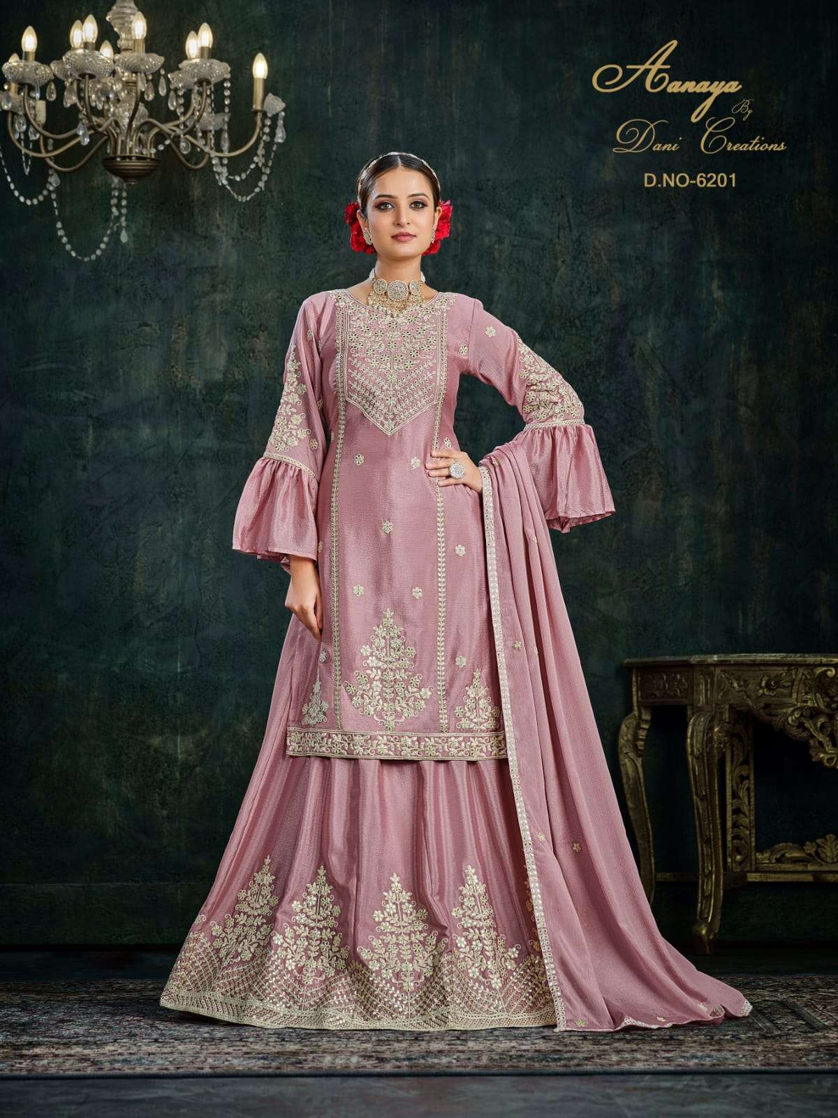 Aanaya Vol 162 Designer Partywear Lehenga Style Dress