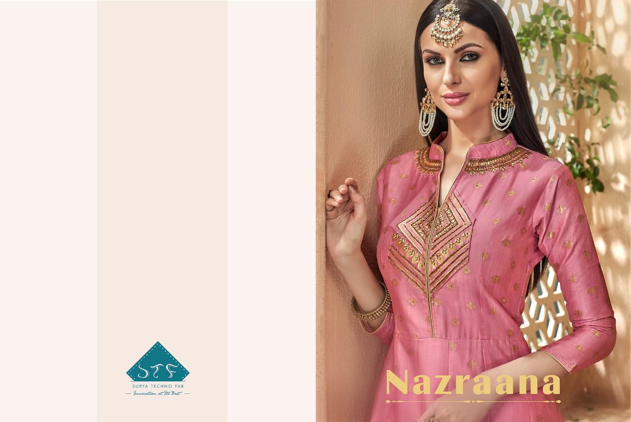 Stf nazraana wedding collection party wear gown catalogue price india