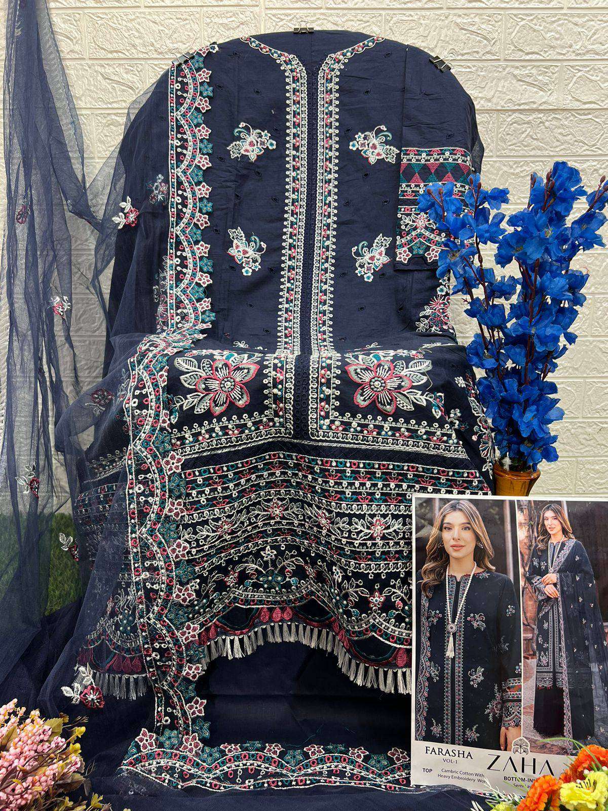 Zaha Farasha Vol 1 10314 To 10317 Pakistani Fancy Dress Buy Online