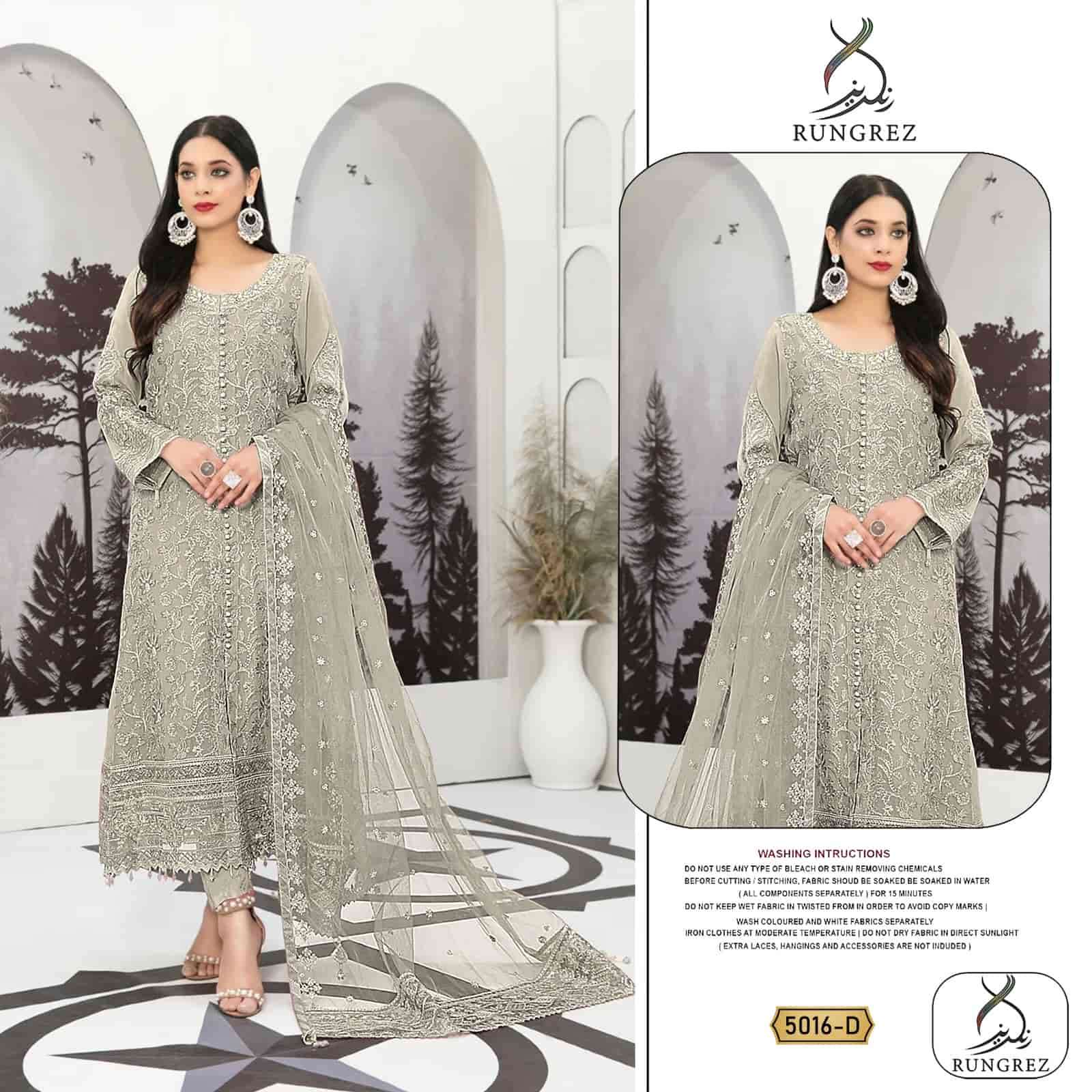 Rungrez 5016 D Designer Party Wear Salwar Suit