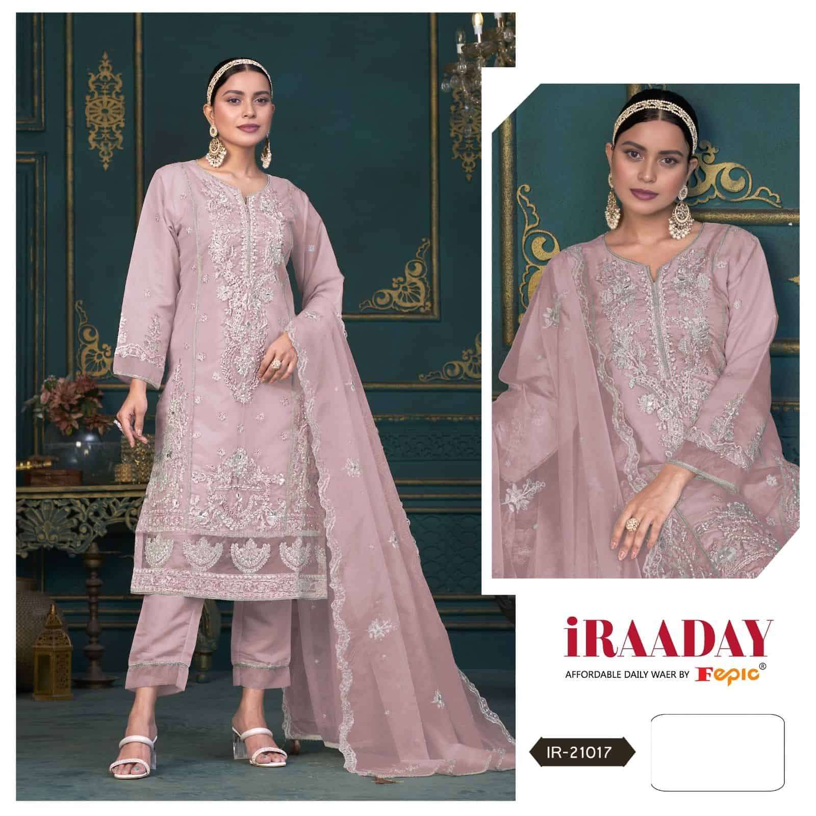 Fepic IR 21017 Pakistani Festive Wear Style Designer Organza Suit Exporter