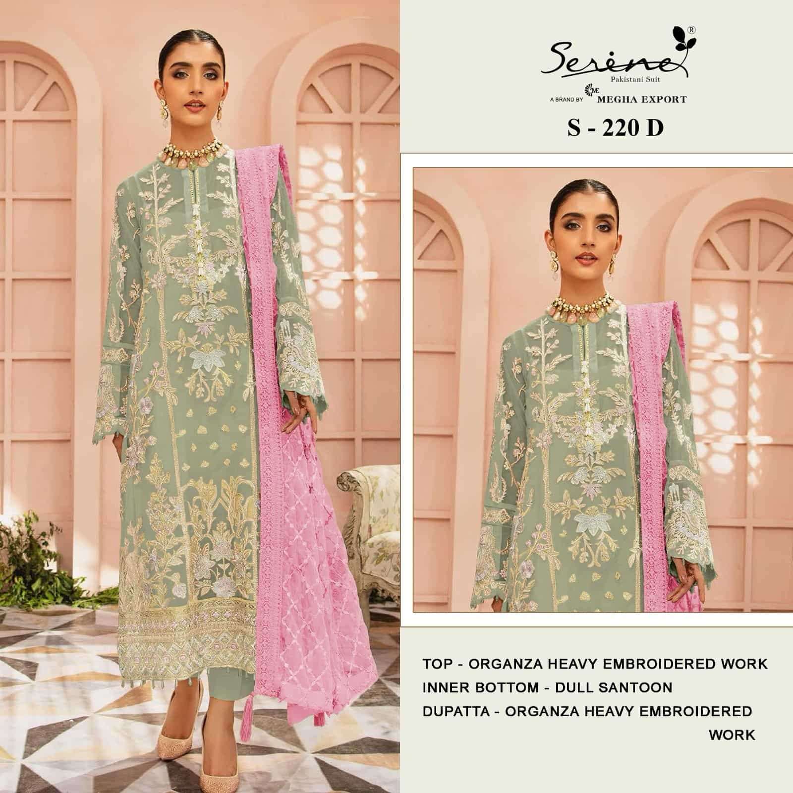 Serine Heavy Designer Pakistani Salwar Suit