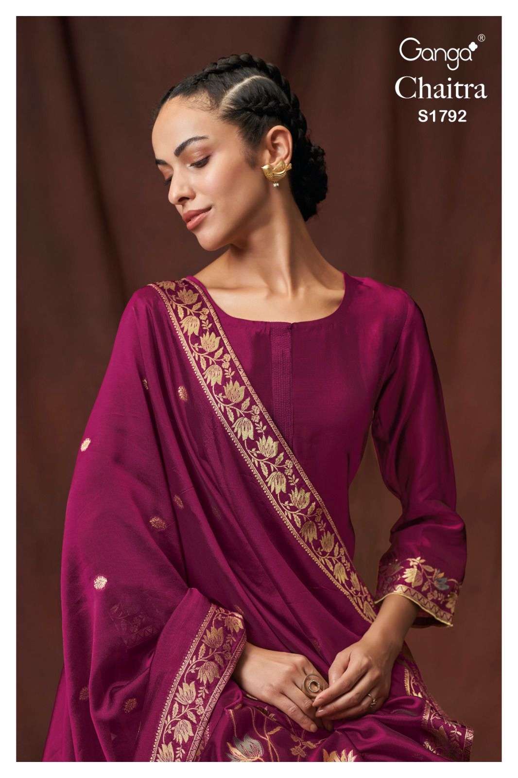 Ganga Chaitra 1792 Premium Silk Festive Suit