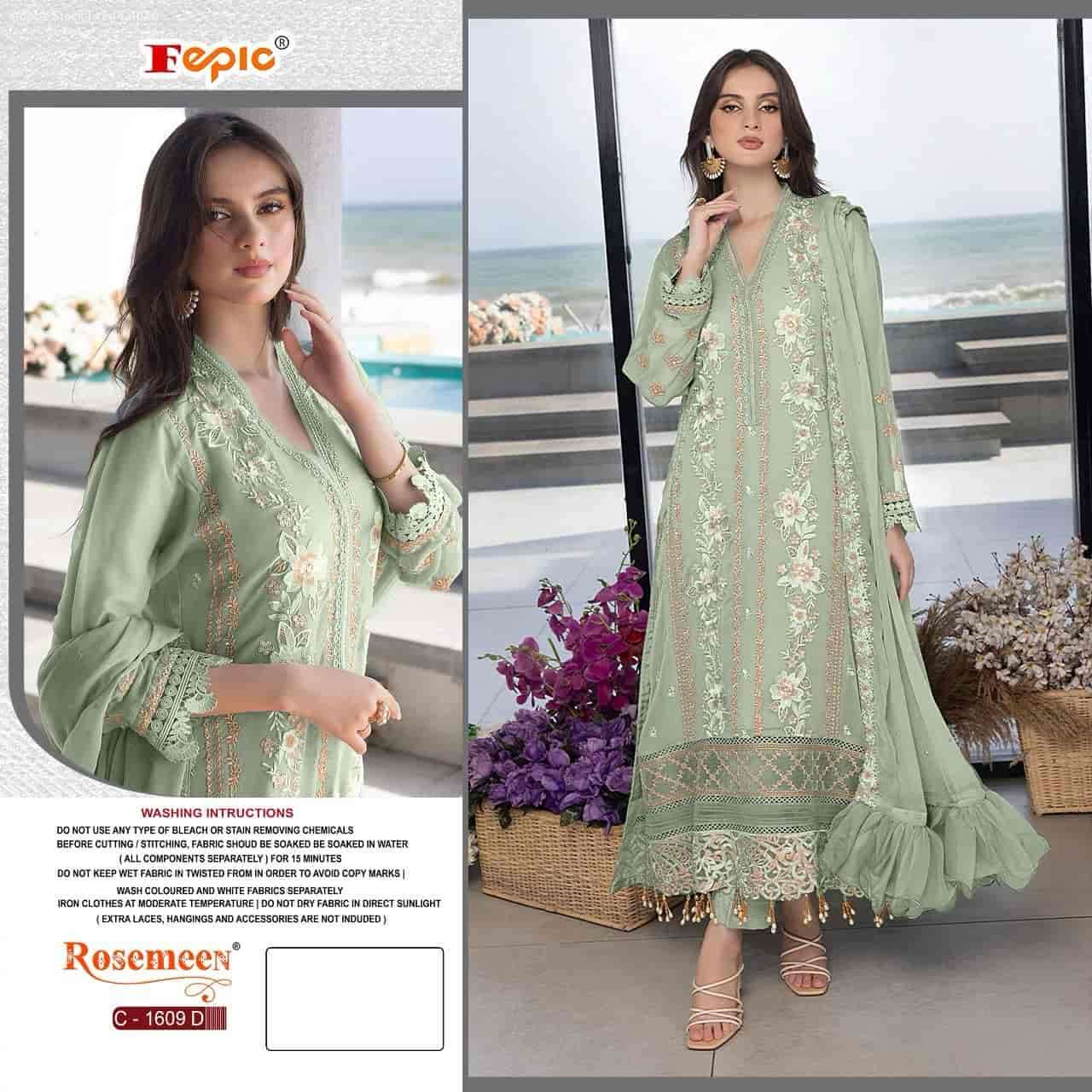 Fepic C 1609 Colors Pakistani Style Designer Salwar Suit Online