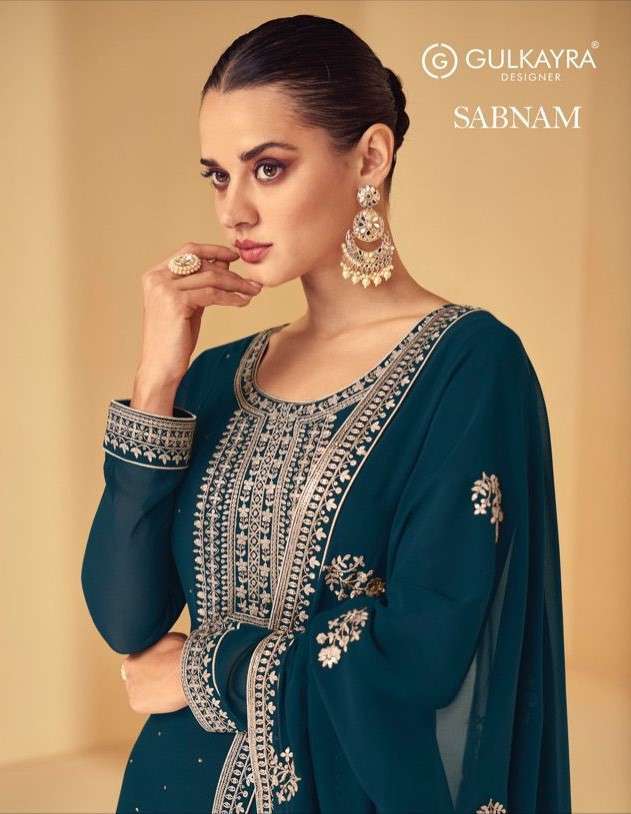 Gulkayra Sabnam Exclusive Party Wear Straight Suit in