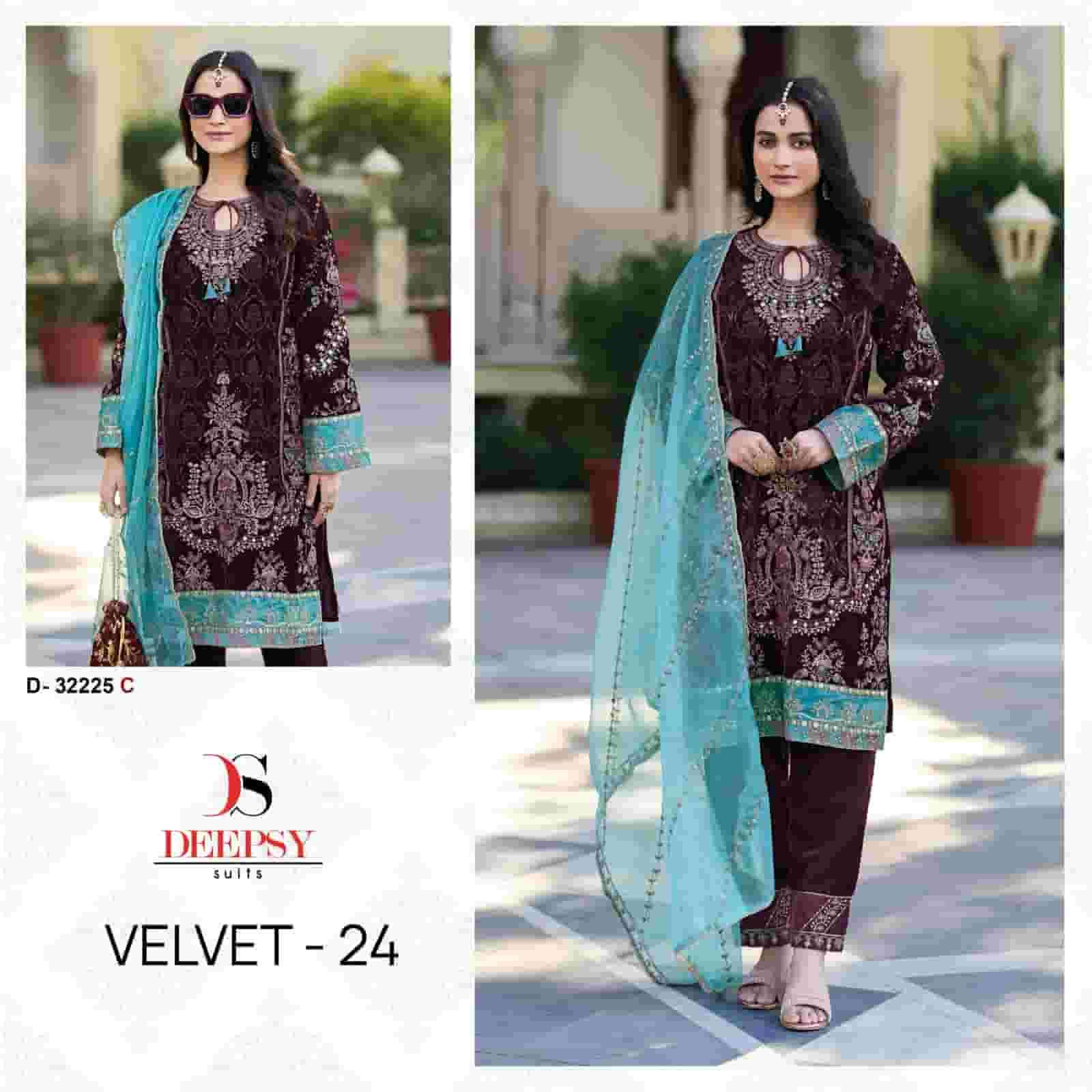 Deepsy D 32225 C Exclusive Heavy Party Wear Style Designer Velvet Collection