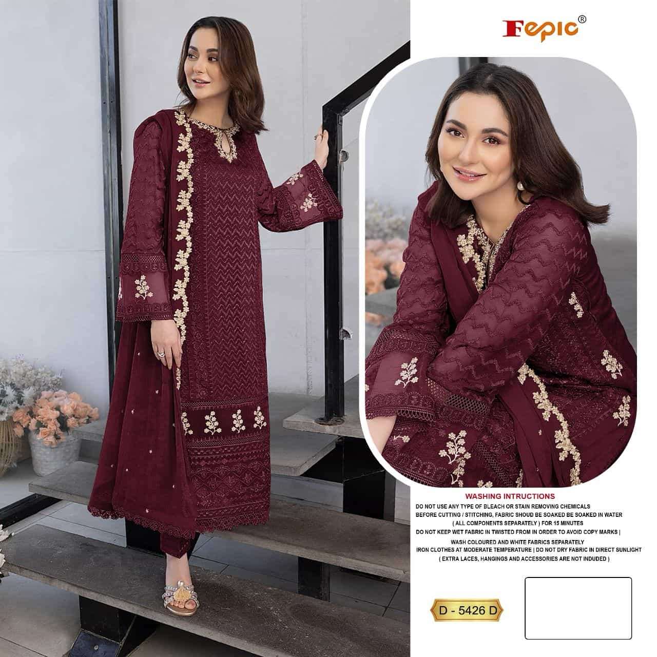 Fepic Rosemeen Embroidered Party Salwar Suit