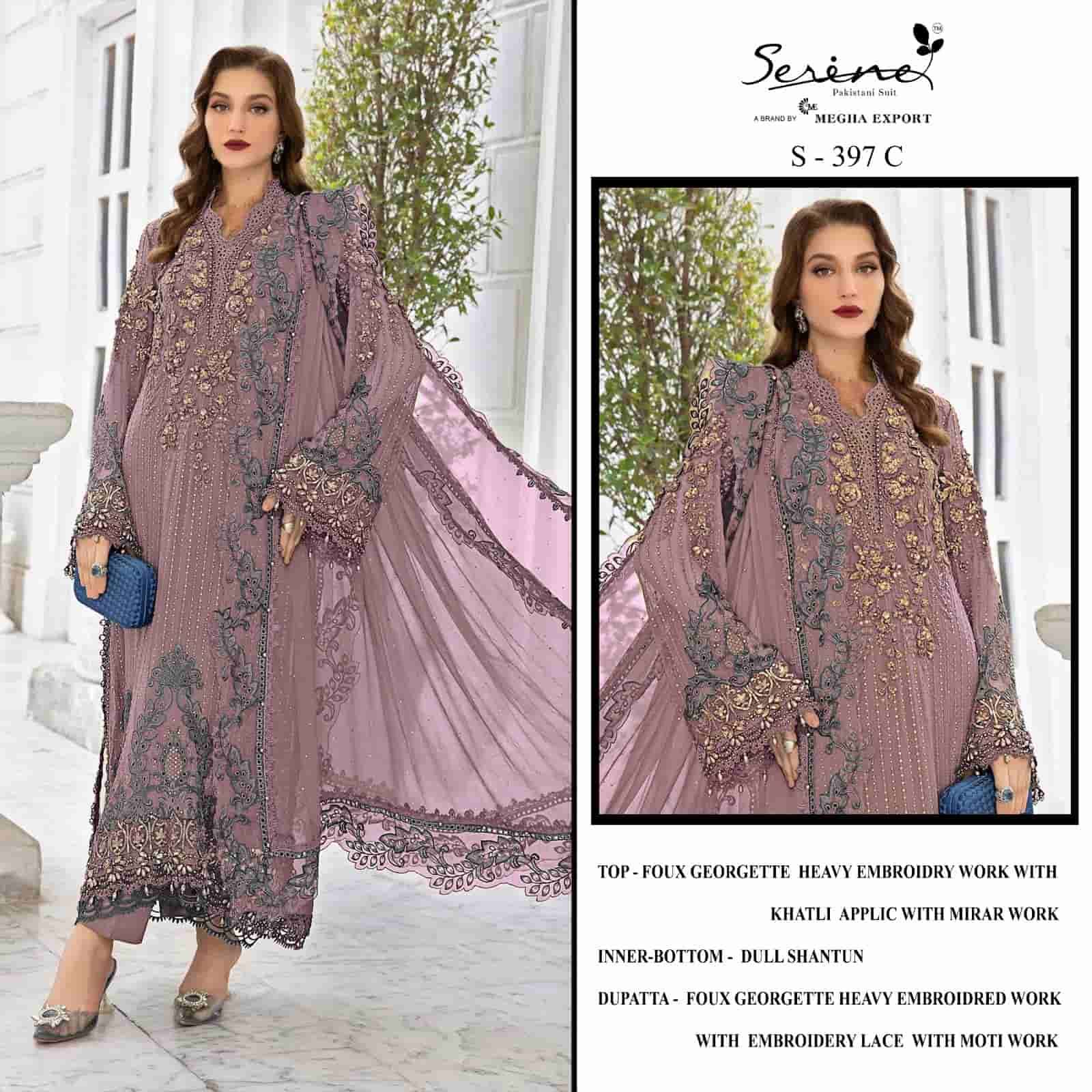Serine S 397 C Party Wear Style Latest Embroidered Suit Collection
