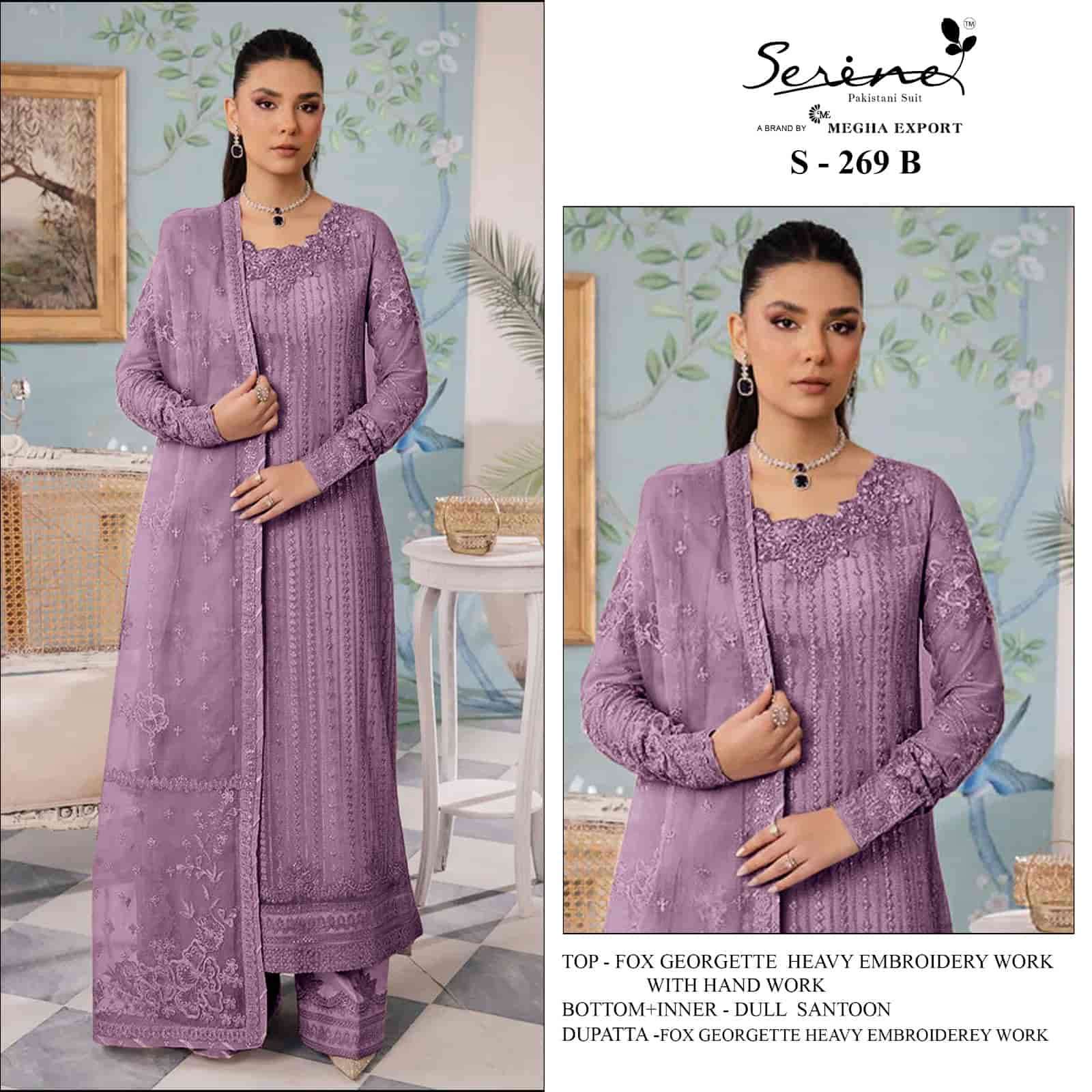 Serine S 269 B Festive Wear Style Latest Embroidered Designer Suit