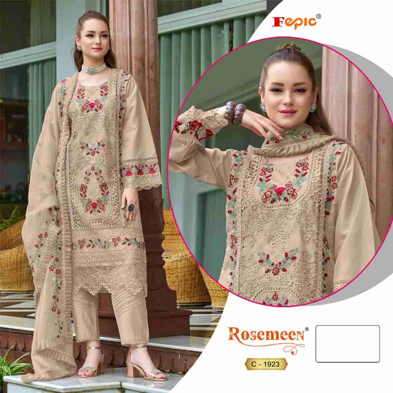 Fepic C 1923 A Pakistani Style Designer salwar Kameez Exporter