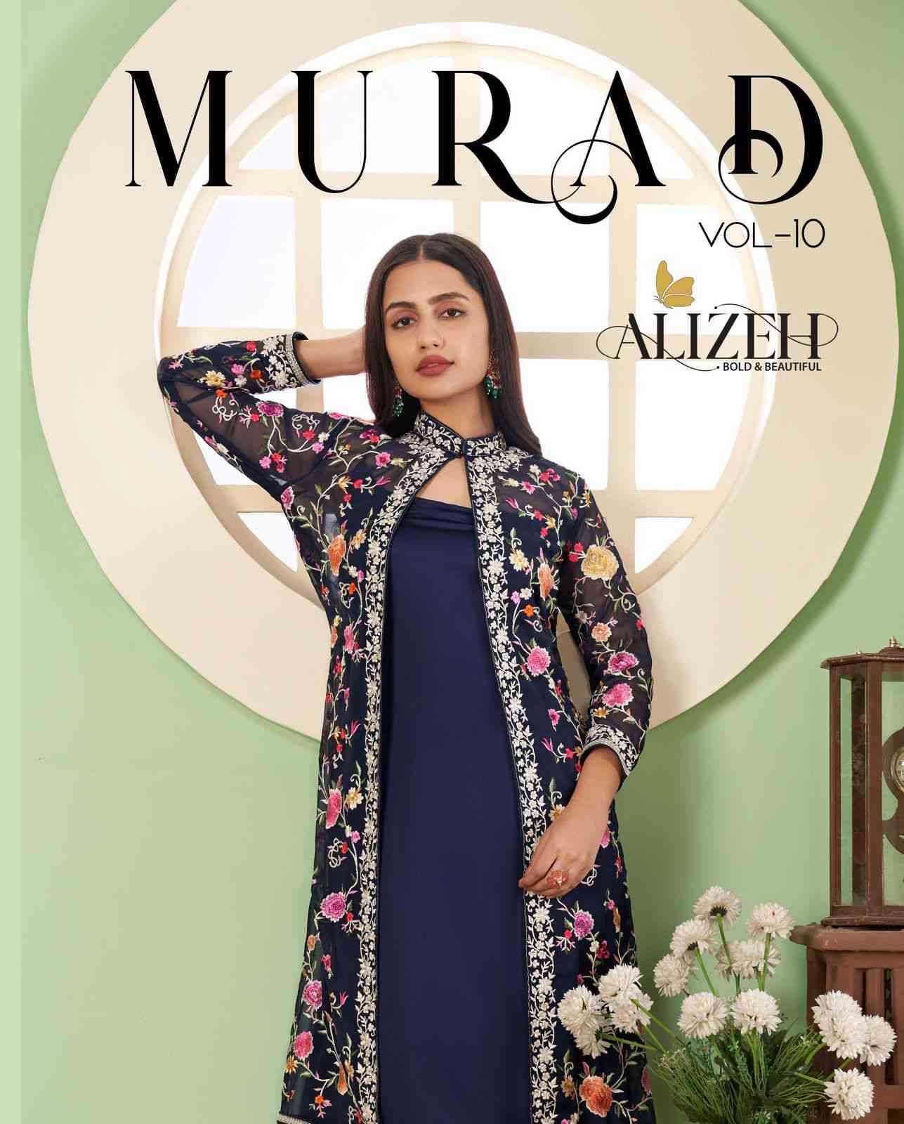 Alizeh Murad Vol 10 Partywear Designer 3 Piece Latest Collection