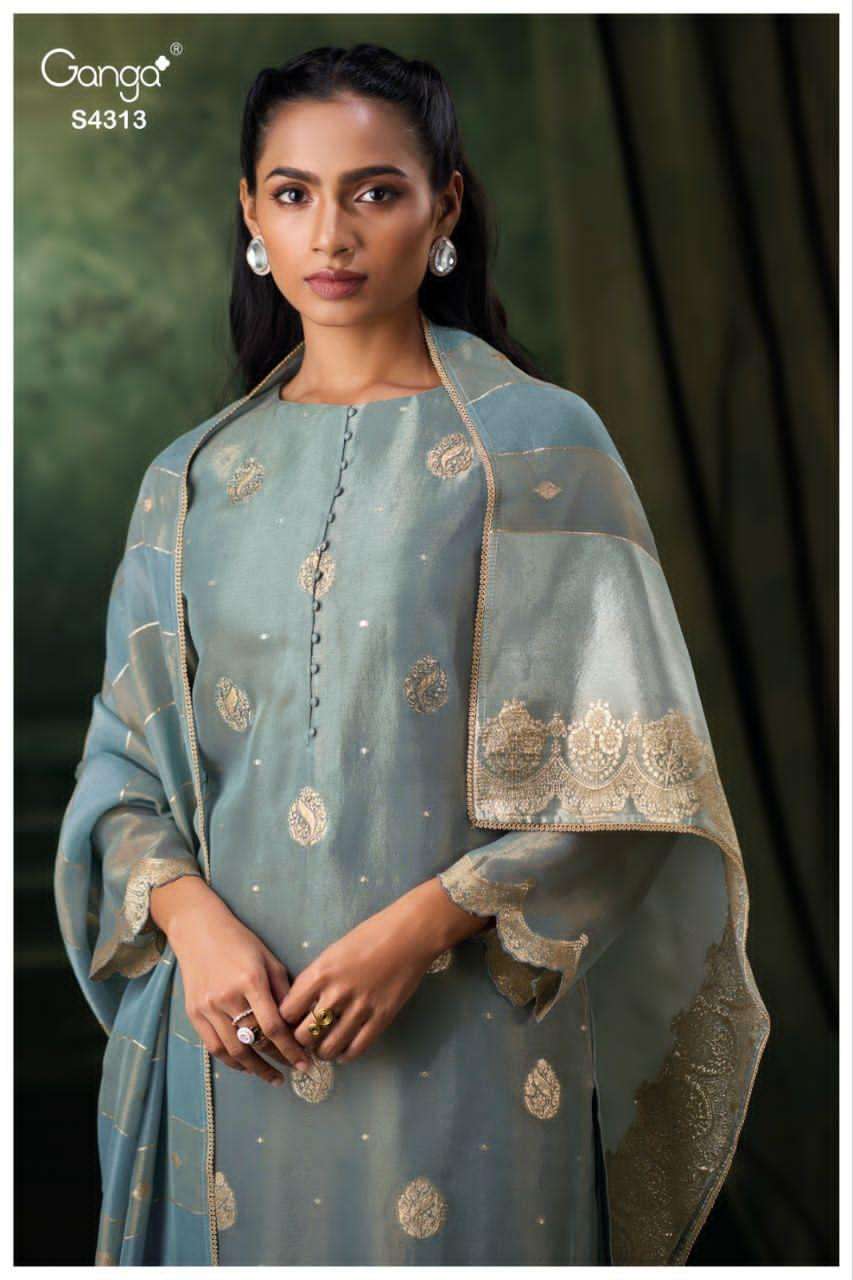 Ganga Fashion Quivira 4313 Premium Designs Partywear Dress Collection