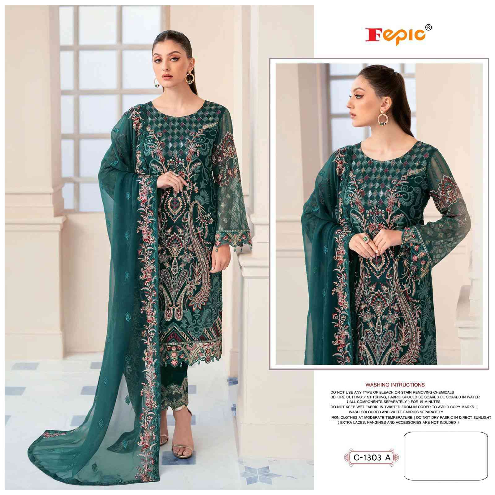 Fepic Rosemeen Embroidered Pakistani Salwar Suit