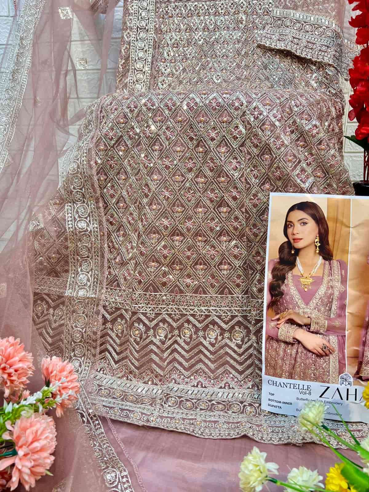 Zaha 10354 B Pakistani Festive Wear Style Heavy Designer Salwar Suit Ensemble