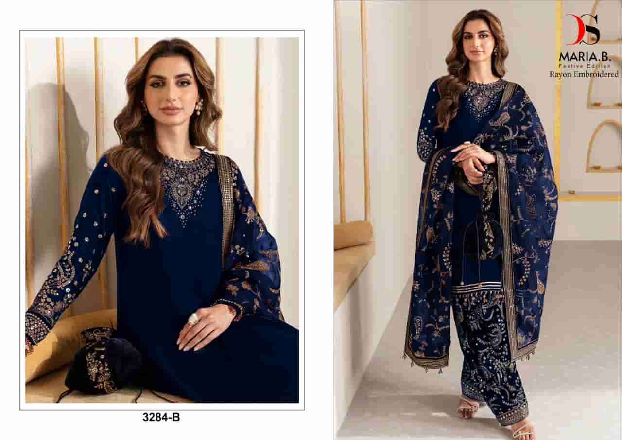 Deepsy 3284 B Festive Embroidered Salwar Suit