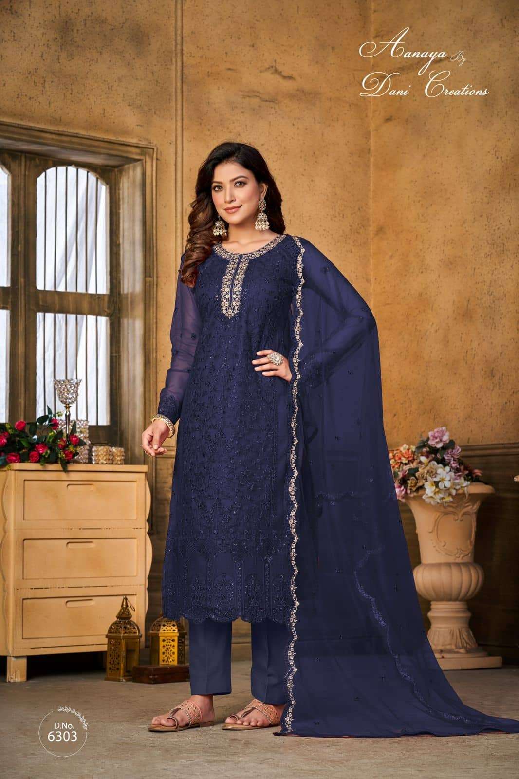 Twisha Aanaya Vol 163 Party Wear Style Straight Suit Online Wholasaler