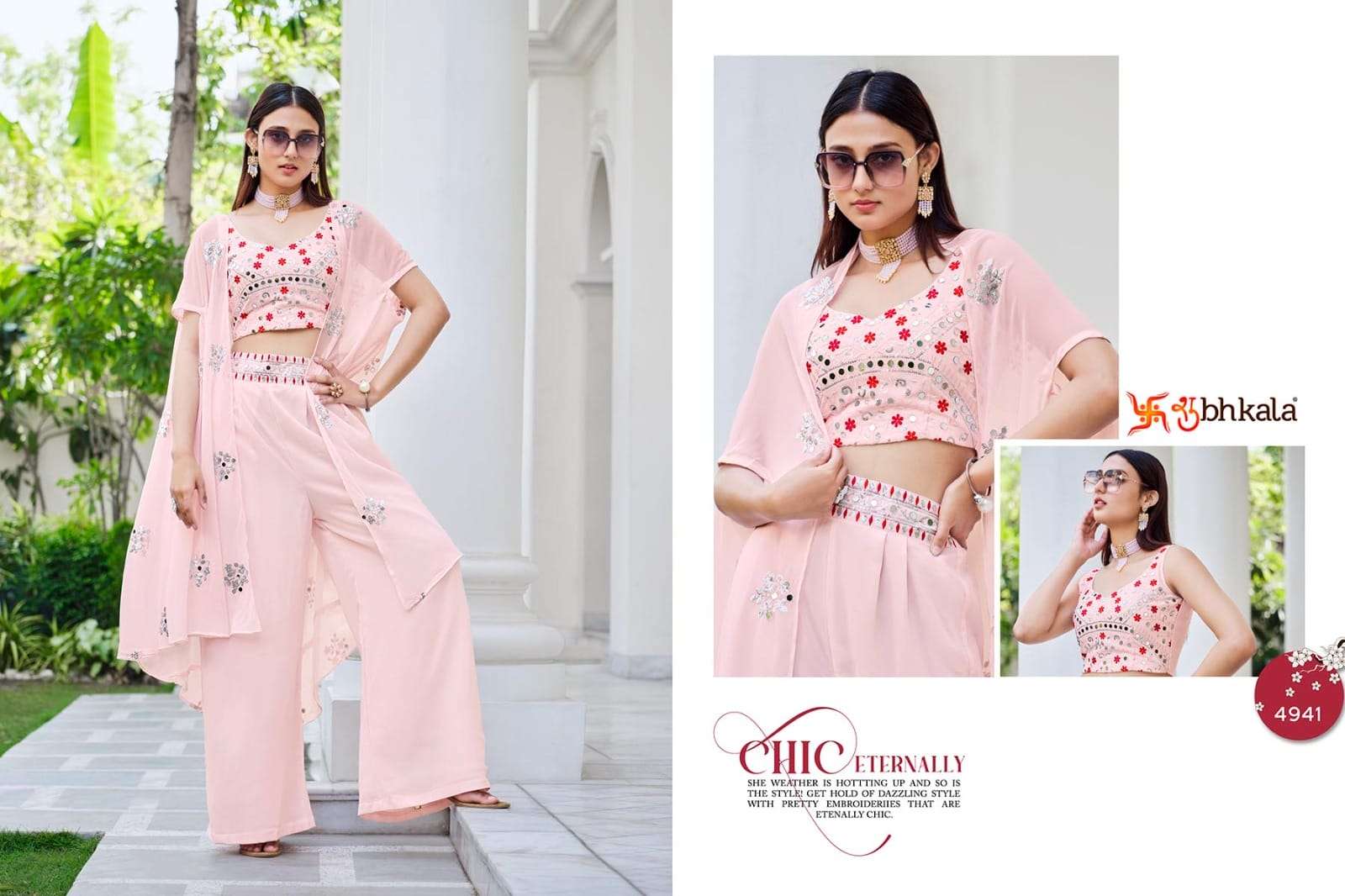 Shubhkala Flory Vol 38 Latest Designer 3 Piece Party Wear Collection
