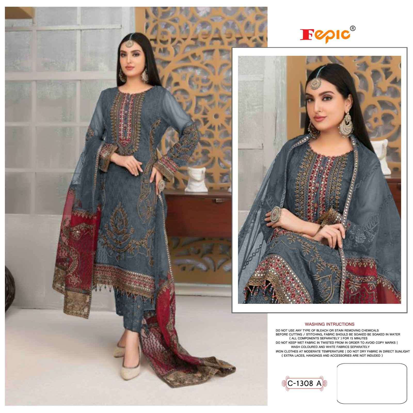 Fepic Rosemeen Designer Pakistani Suit