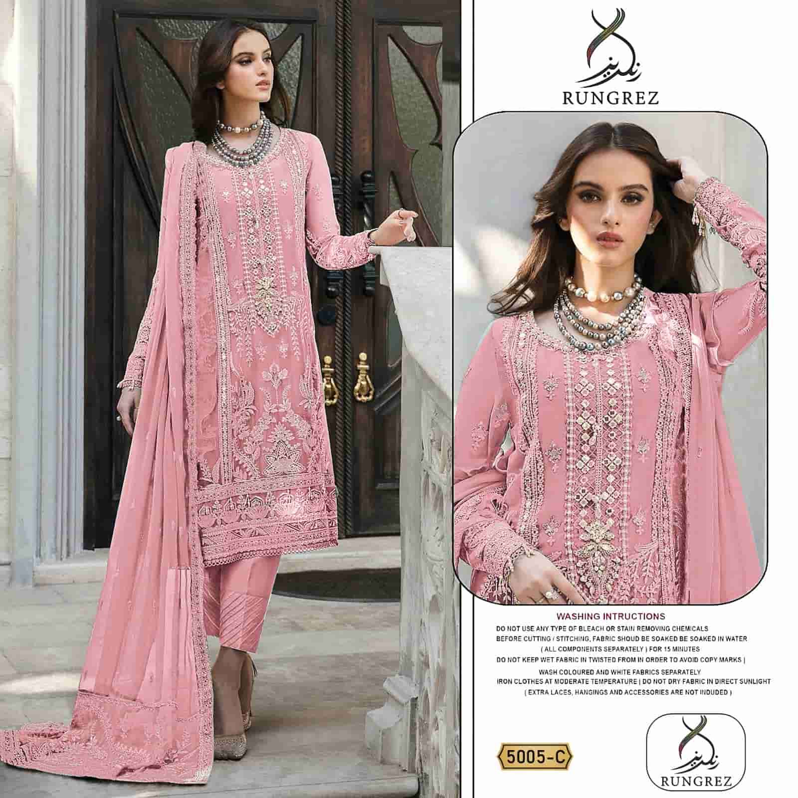 Rungrez 5005 C Heavy Embroidered Pakistani Salwar