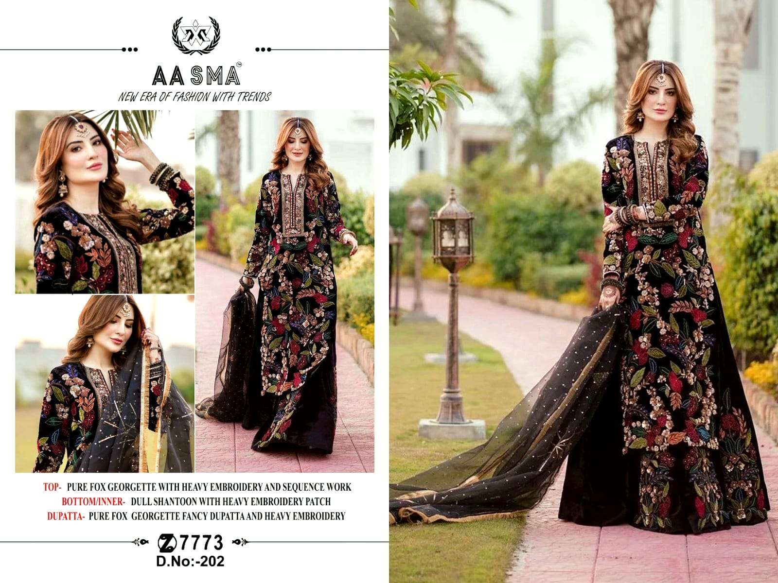 Aasma 202 Designer Pakistani Salwar Suit