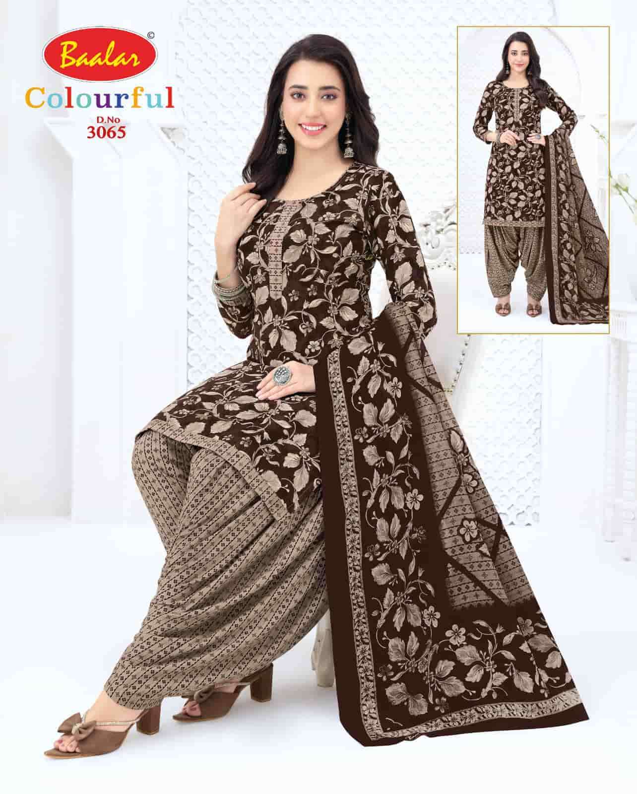 Baalar Colourful Vol 30 Pure Cotton Unstitch Salwar Suit Wholesalers