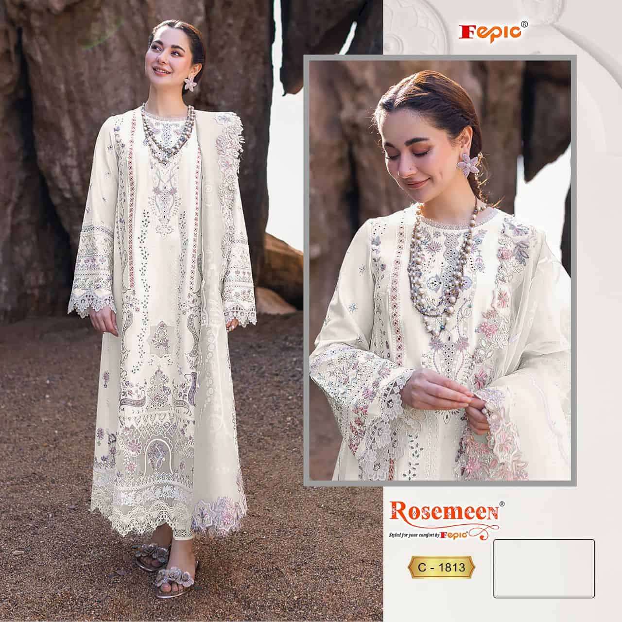 Fepic Rosemeen C-1813 Cotton Pakistani Suit