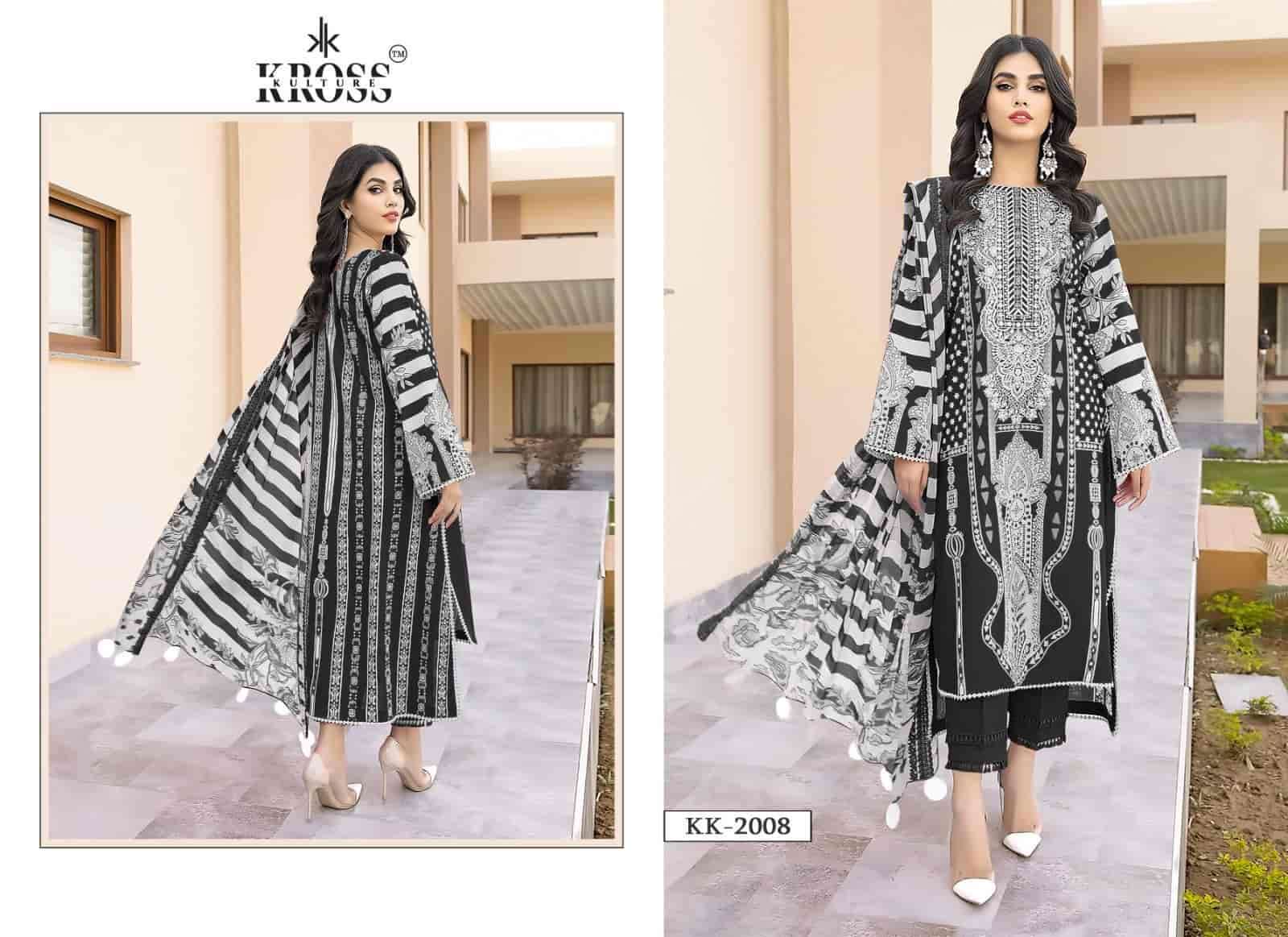 Kross Kulture KK 2008 Pakistani Embroidered Cotton Dress Selection