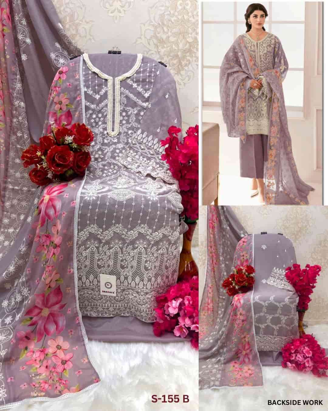 Shanaya S-155 B Rose Premium Pakistani Suit