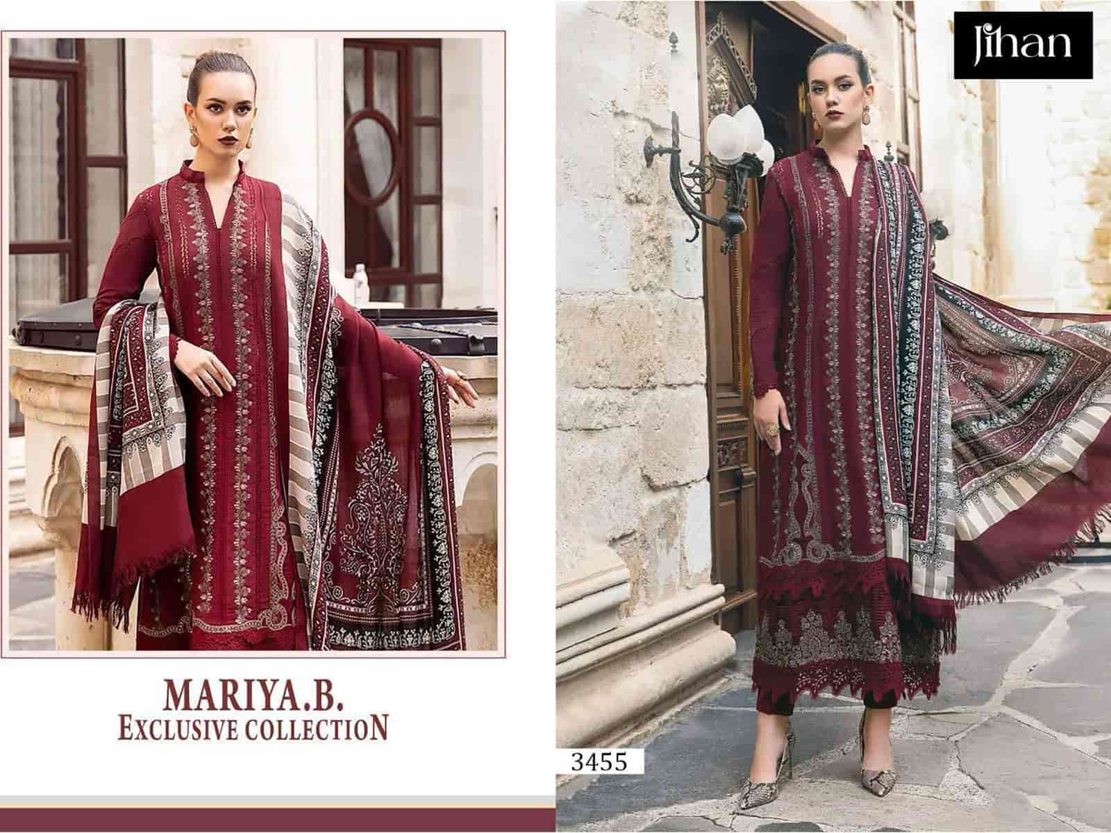 Jihan Maria B 3455 Colors Exclusive Designer Pure Cotton Salwar Suit Collection