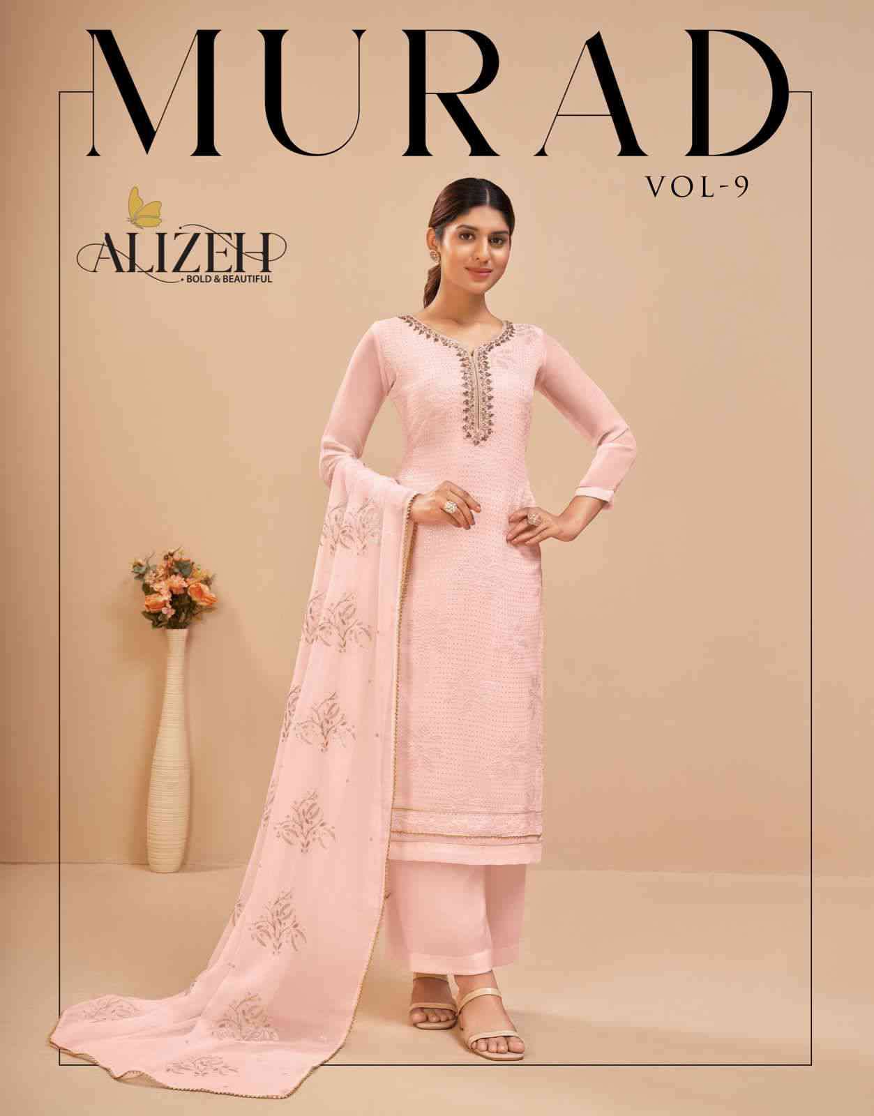 Alizeh Murad Vol 9 Branded Festive Collection Ladies Suit