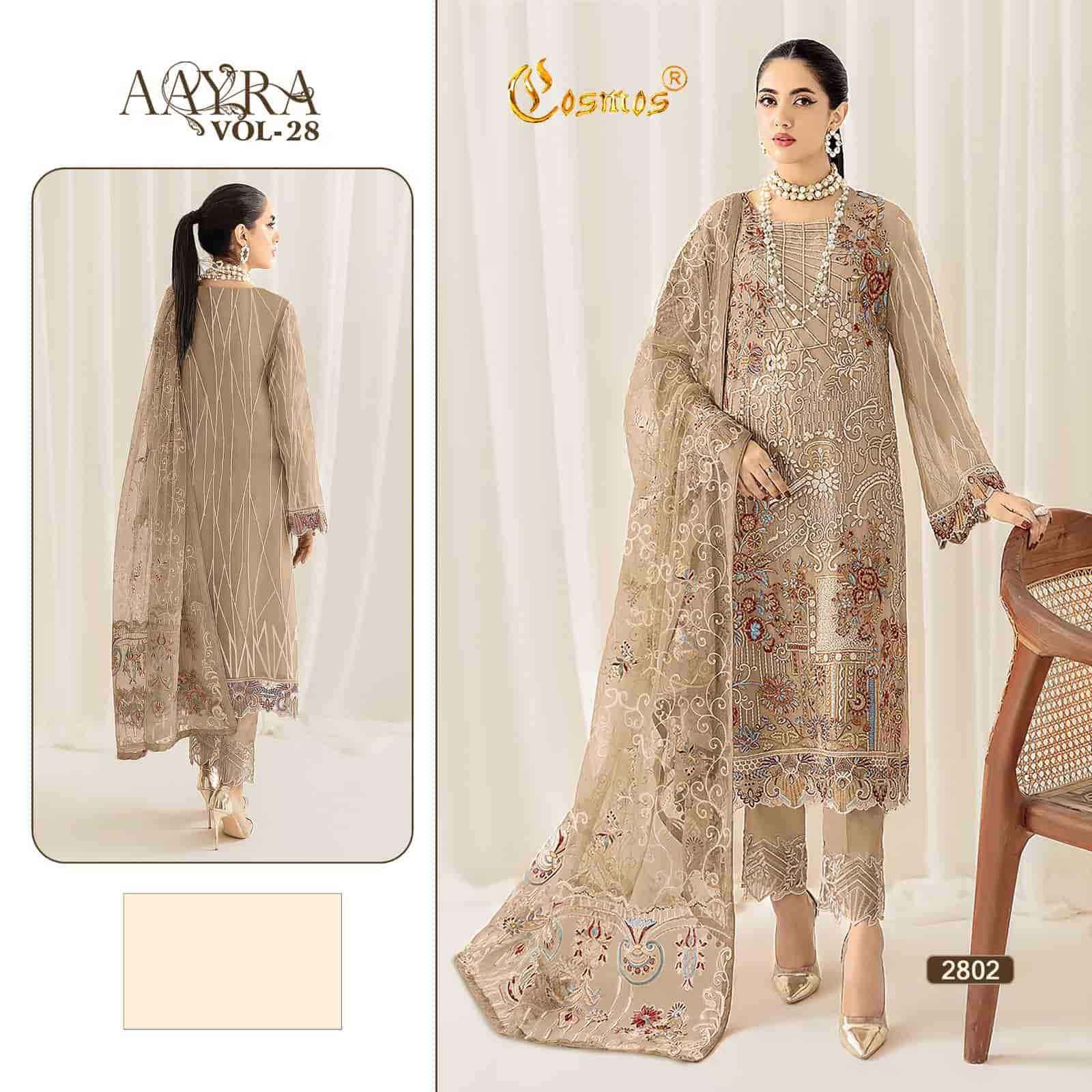 Cosmos 2802 Fancy Designer Embroidered Georgette Suit