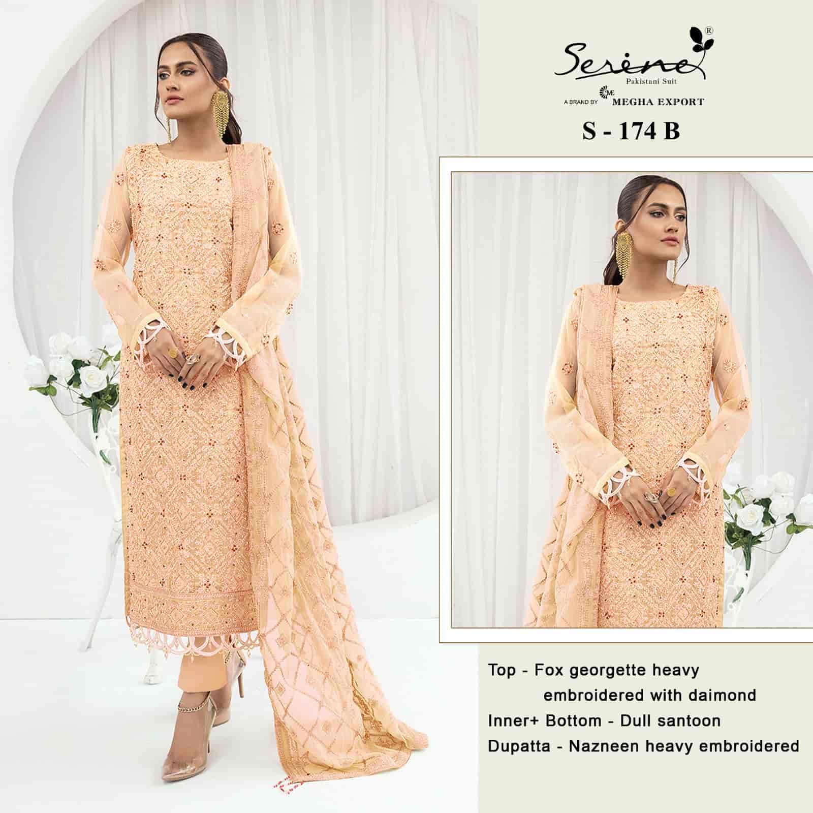 Serine S-174 Embroidered Pakistani Salwar Suit