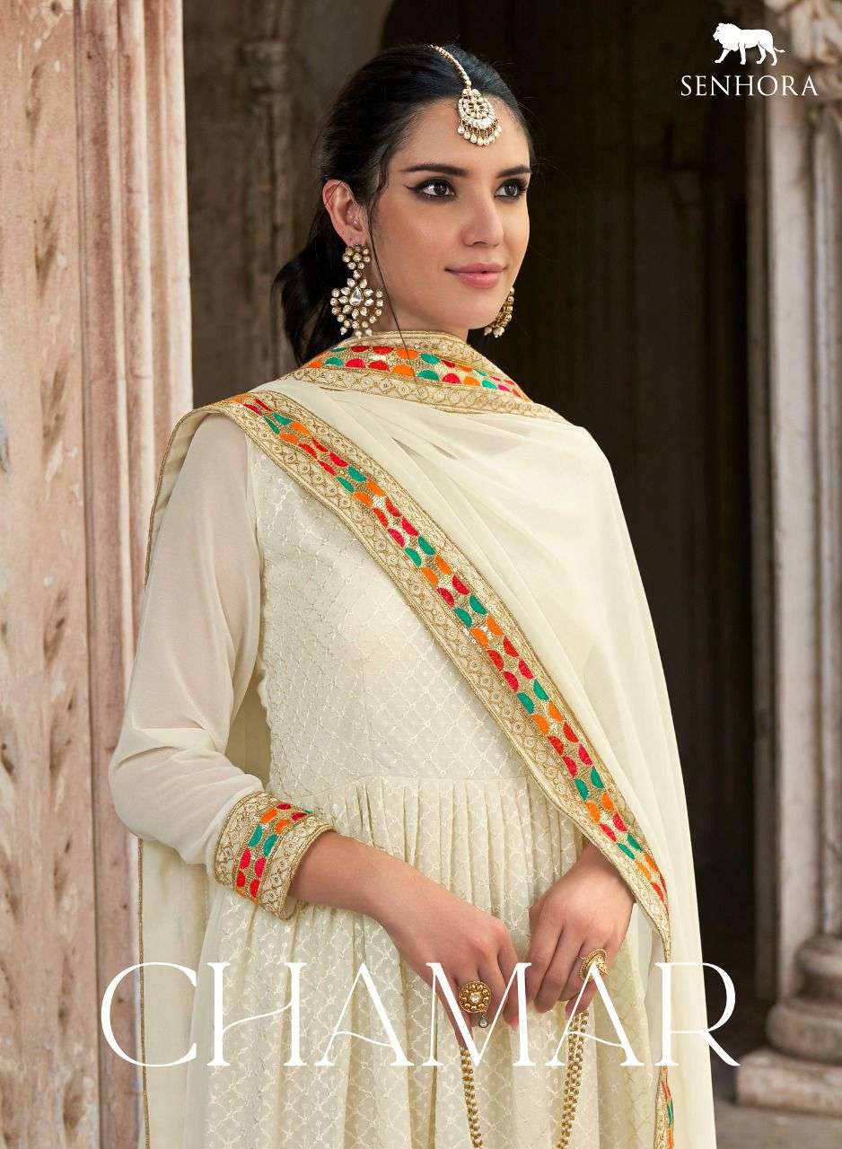 Senhora Chamar 2057 Colors Party Wear Anarkali Designer Dress