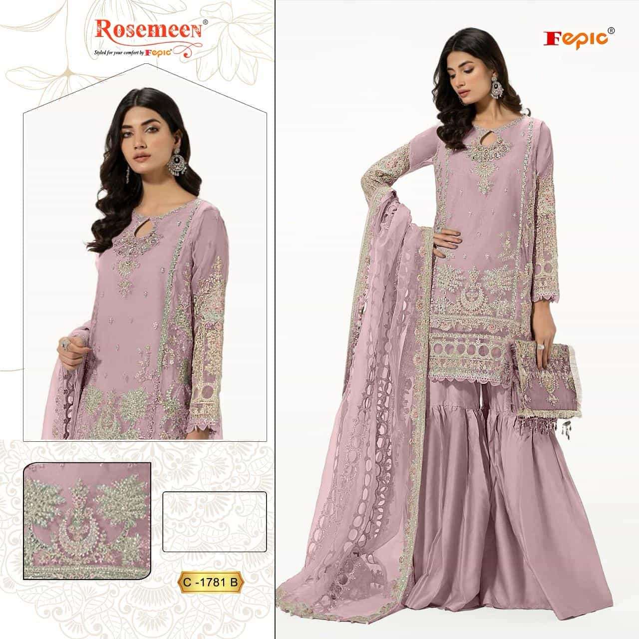 Fepic C 1781 B Exclusive Latest New Designer Pakistani Concept Festive Collection