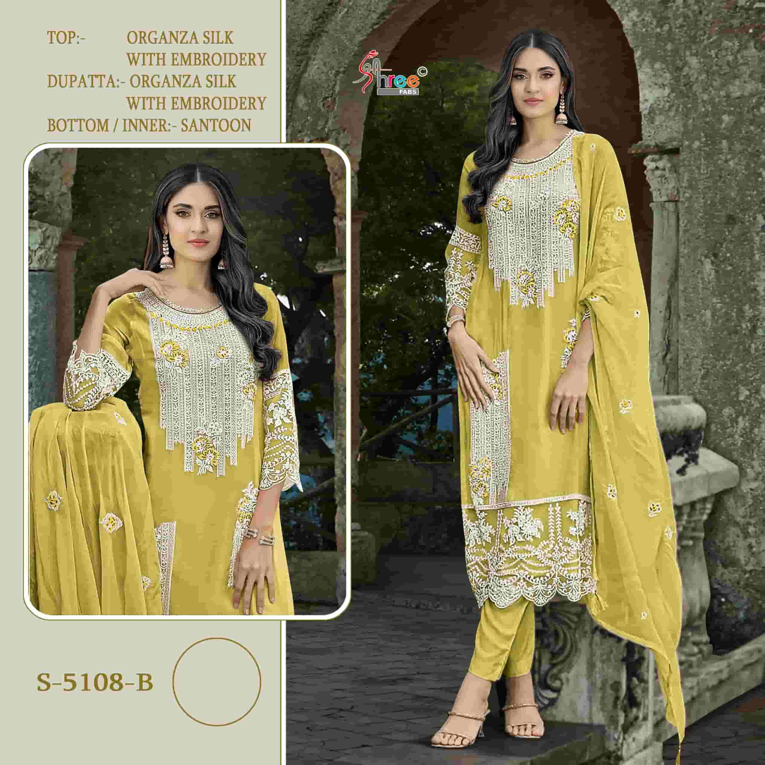 Shree Fabs S 5108 B Exclusive Latest Designer Embroidered Suit Collection