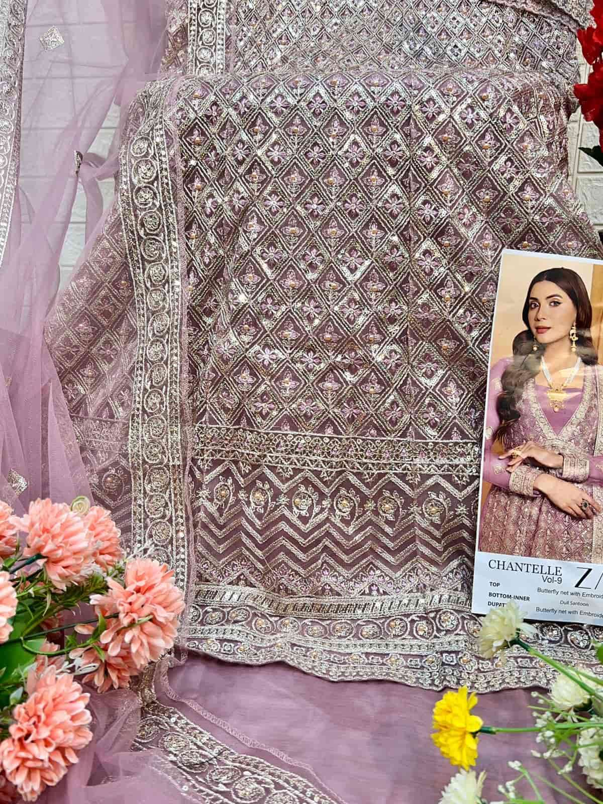 Zaha 10354 A Exclusive Heavy Designer Embroidered Pakistani Suit Exporter