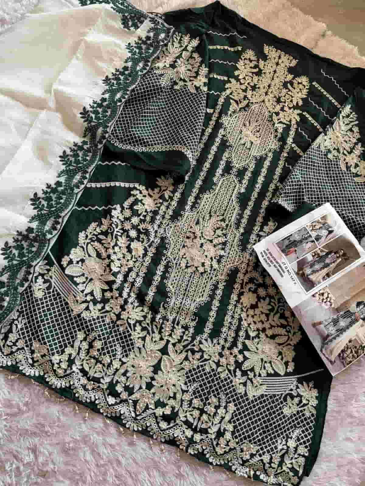 Johra Tex 147 K Designer Embroidered Pakistani Cotton Suit