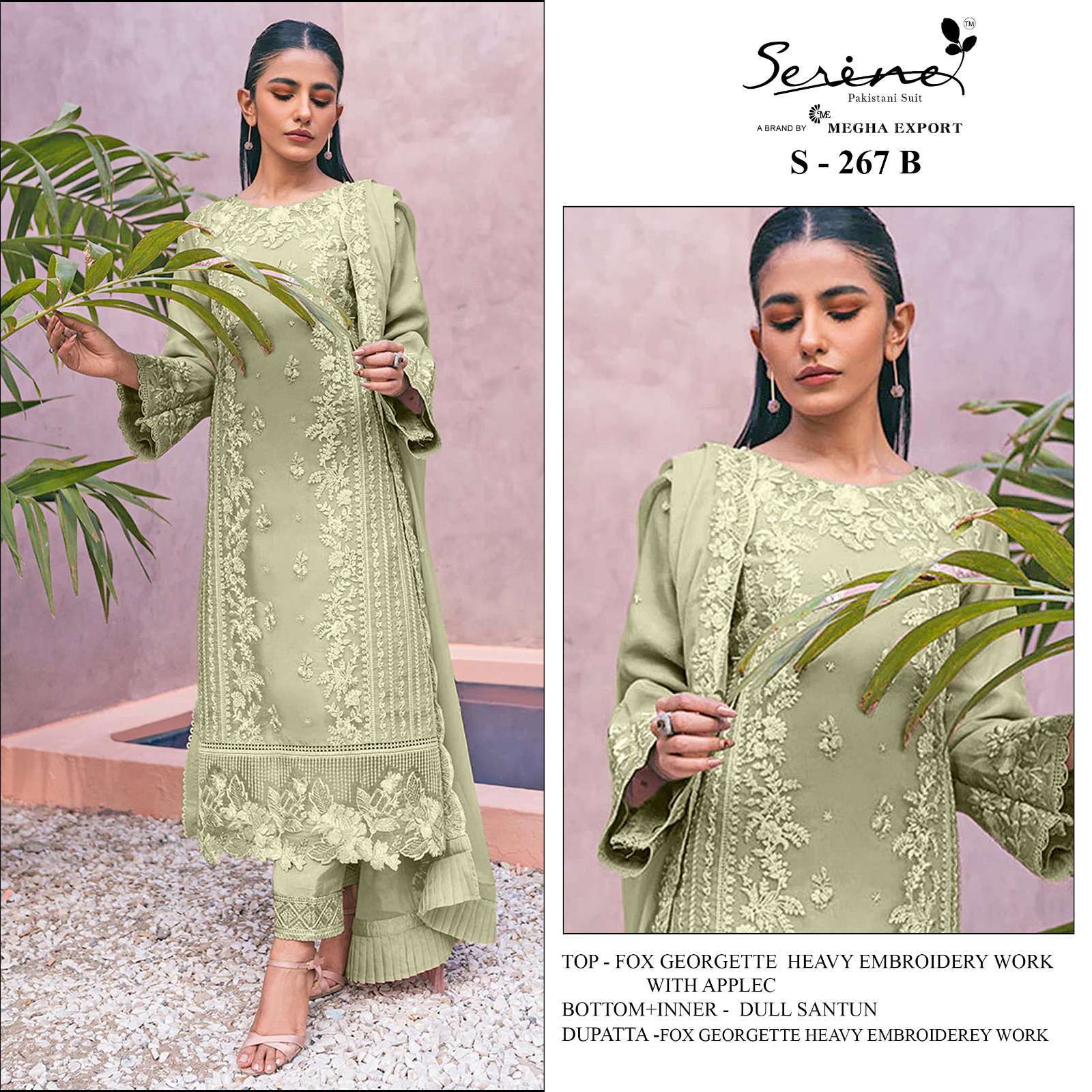 Serine S 267 Colors Partywear Pakistani Designer Suit