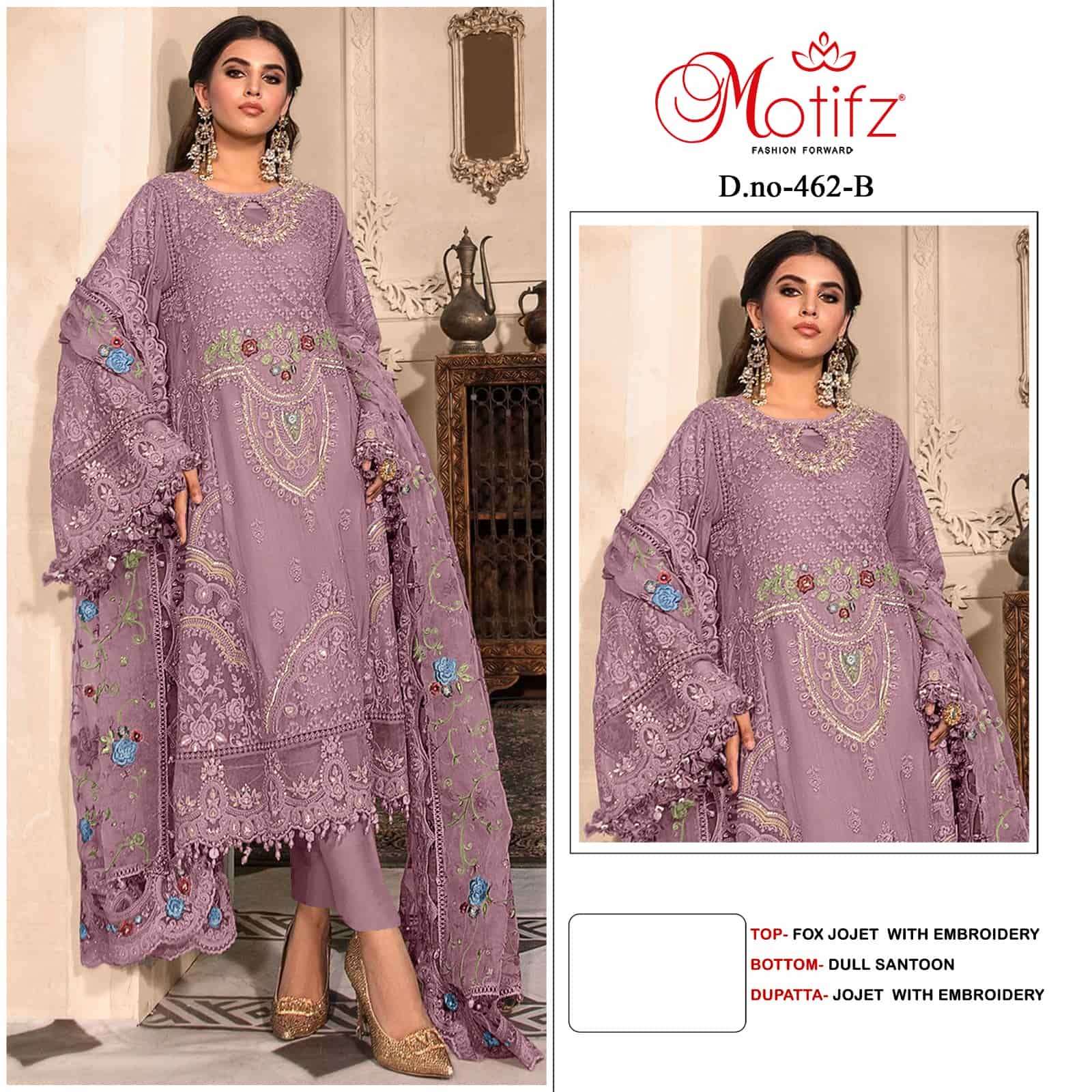 Motifz Designer Pakistani Georgette Salwar Suit