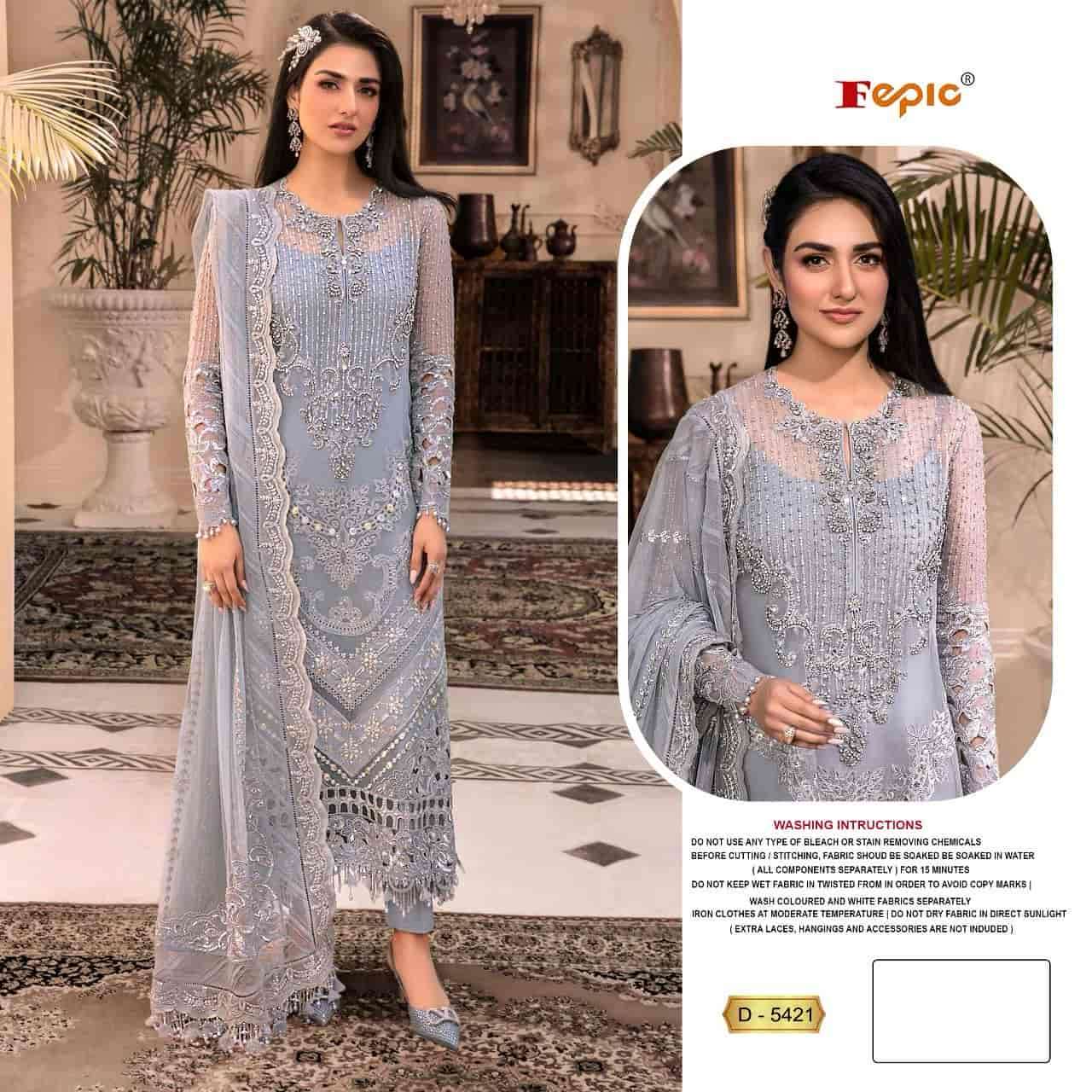 Fepic D 5421 Colors Pakistani Party Wear Style Designer Salwar Suit Exporter