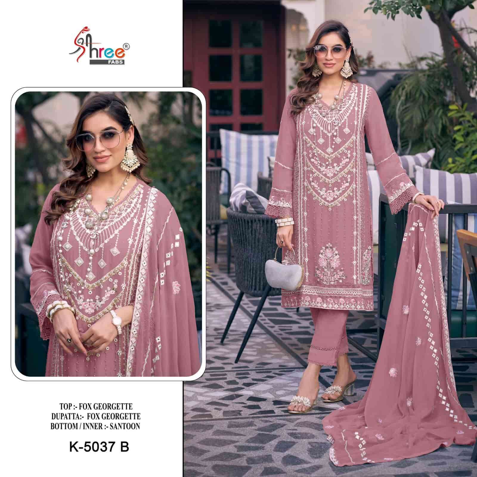 Shree Fabs K 5037 B Designer Unstitched Salwar