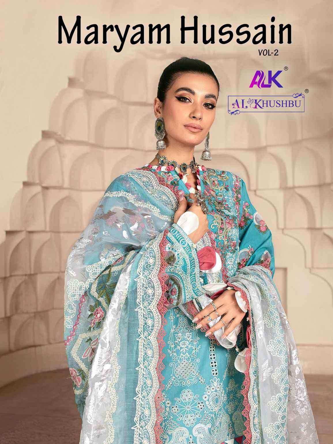 Al Khushbu Maryam Hussain Vol 2 Designer Cotton Pakistani Suit
