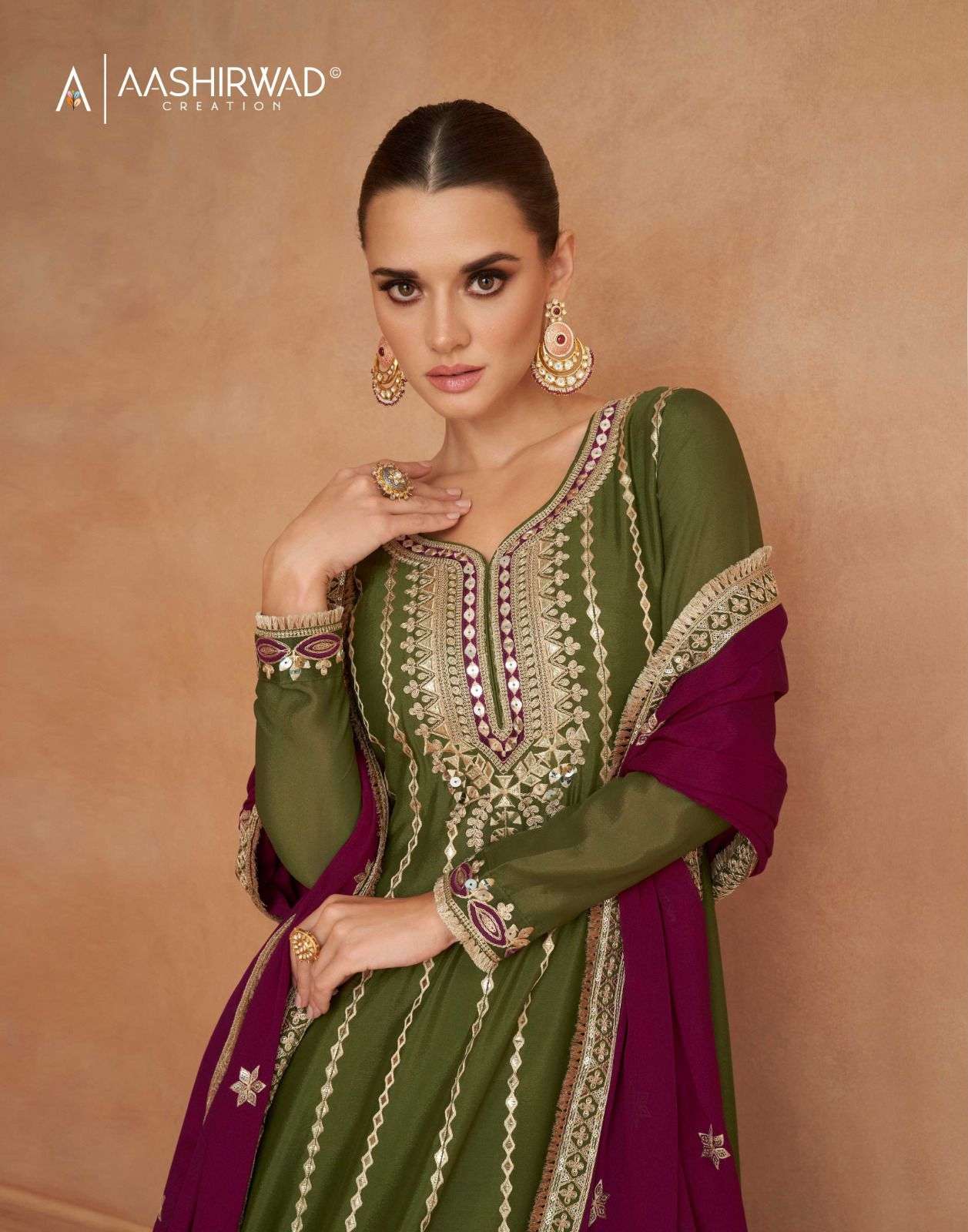 Aashirwad Gulkand Veeda Readymade Designer Wedding Suit Latest Collection
