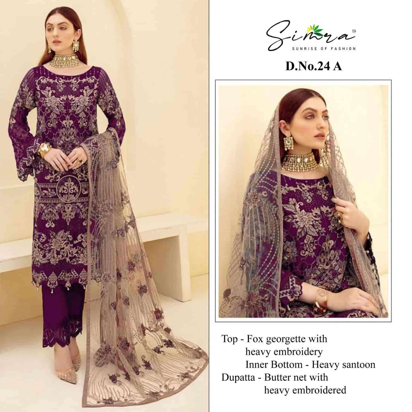 Simra Festive Georgette Embroidered Salwar Suit