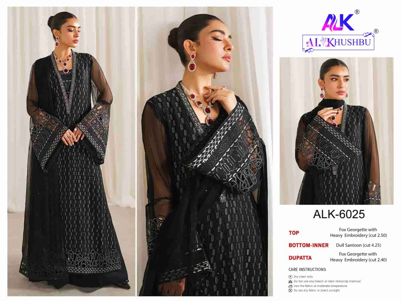 Al Khushbu 6025 Party Wear Style Designer Salwar Suit Ensemble