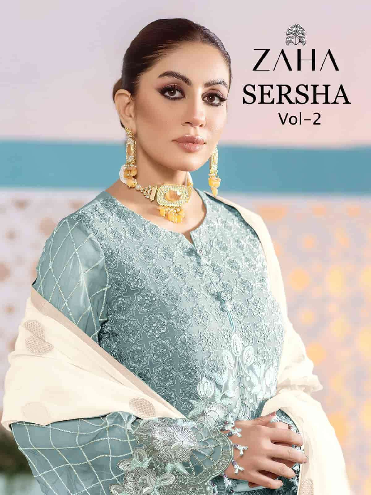 Zaha Sersha Vol 2 Party Wear Style Latest Designer Pakistani Salwar Suit Collection
