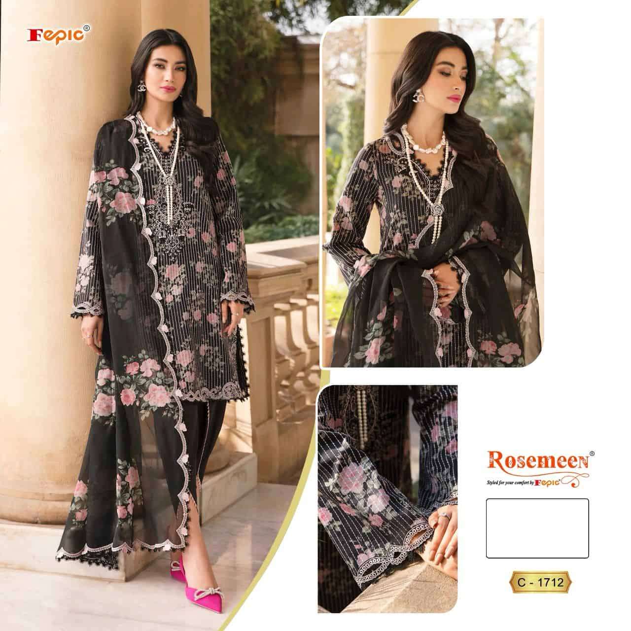 Fepic Rosemeen C-1712 Georgette Salwar Kameez