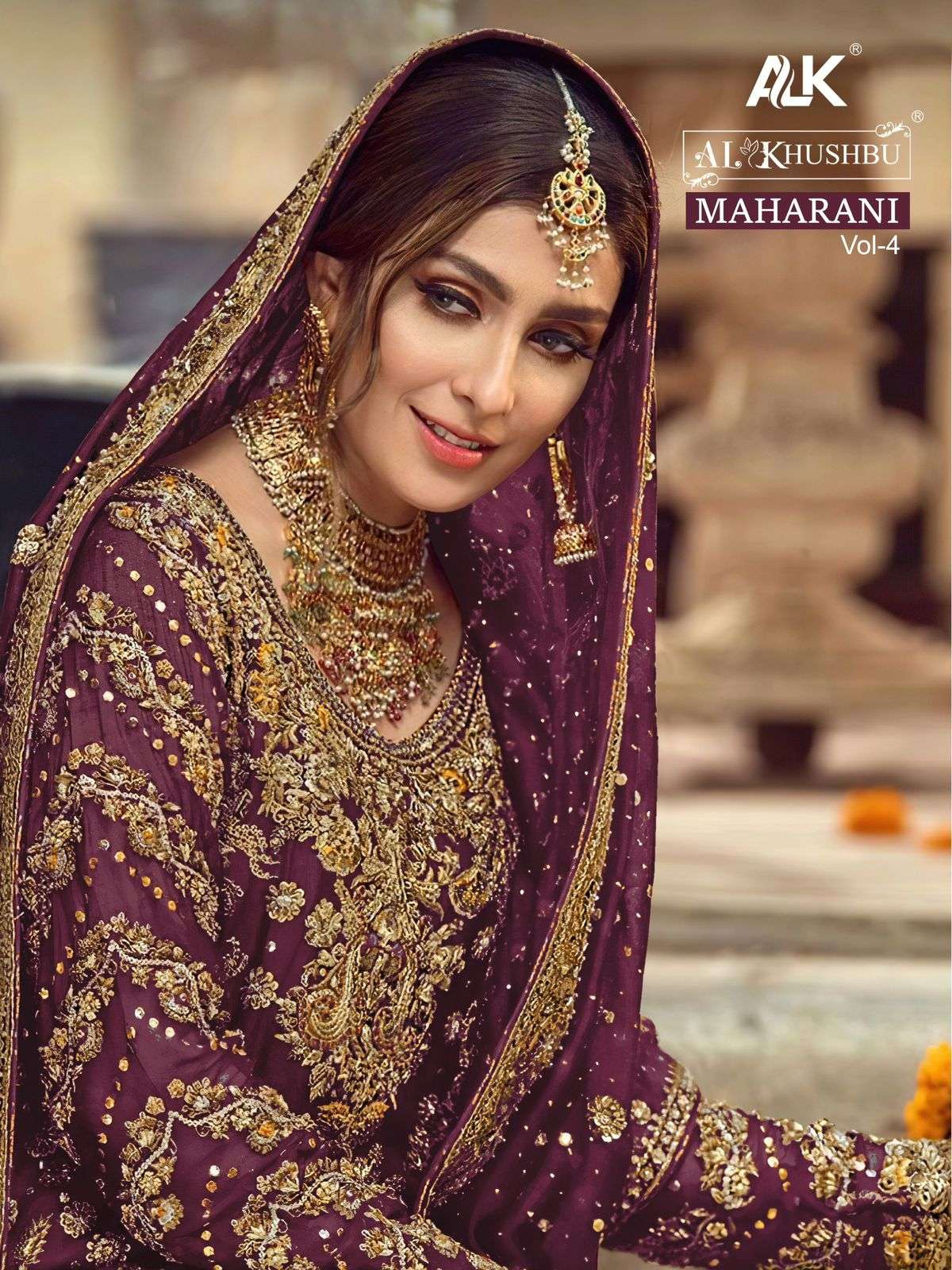 Al Khushbu Maharani Vol 4 Colours 4 Pakistani Suit Designs